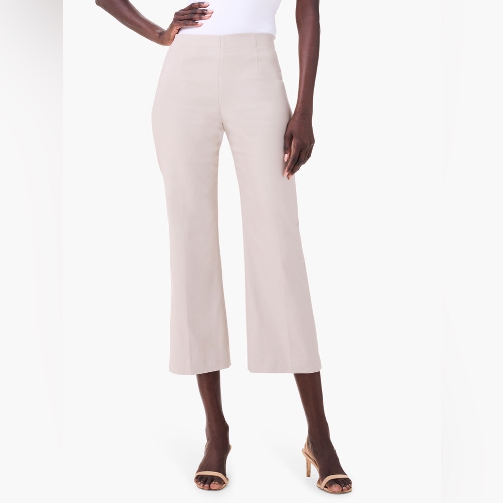 Nic + Zoe Polished WONDERSTRETCH WIDE LEG  Crop Pants, NWT, Sz 16